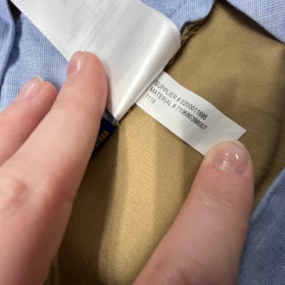 Polo Ralph Lauren Tan Mens 34x28 Stretch Straight Fit Flat Front Slacks Pants - Picture 13 of 15